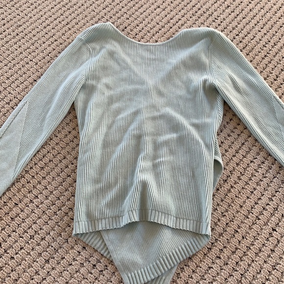 Lululemon Mint Wrap It Back Sweater - Picture 6 of 6